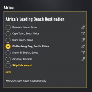 Africas Leading Beach Destination